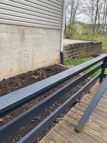 Sinking Wall in Cedarville, OH