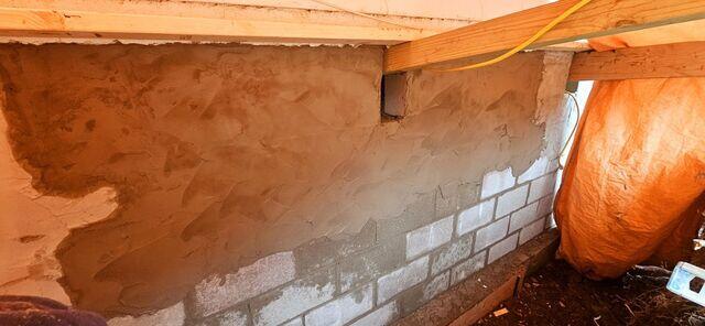 New Concrete Block Foundation Walls