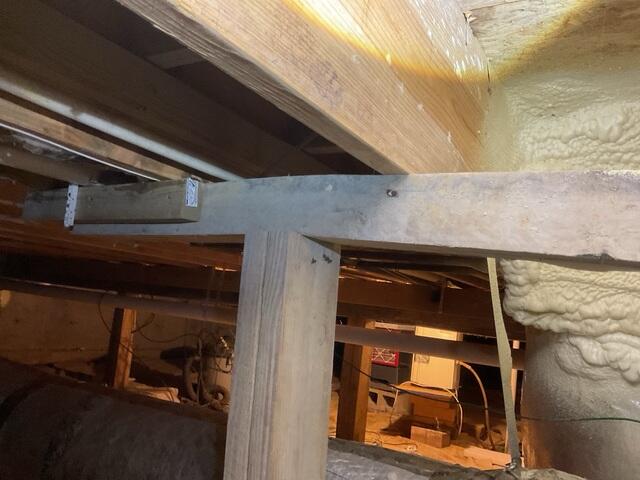 Support Beam Failing