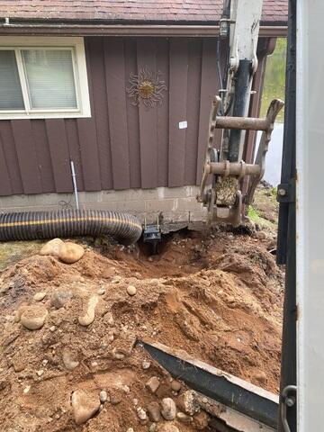Excavation & Pier Access Under Foundation Wall