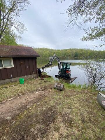 Excavation Begins at Lakefront Boathouse