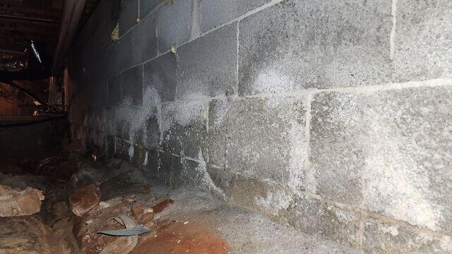 Efflorescence in the Crawl Space