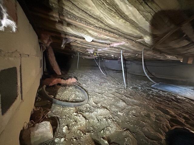 Damp Crawl Space