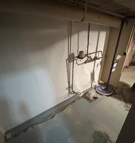 Installation of our CleanSpace barrier and WaterGuard drain system