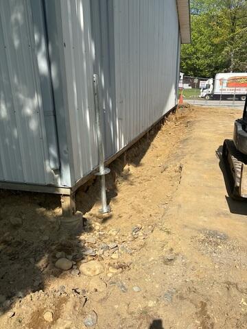 Helical Pier Before Installation