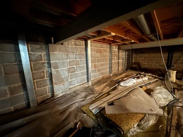 Crawl Space Support Beams