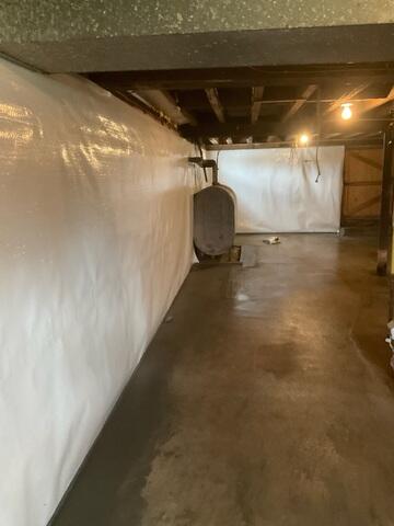 Waterproofed Basement