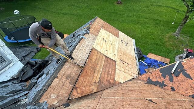 New Plywood Is Installed