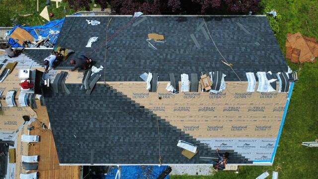 New Shingles Are Installed