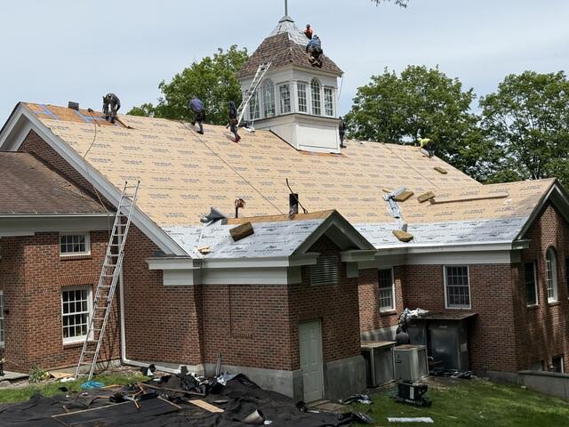 Underlayment Is Installed