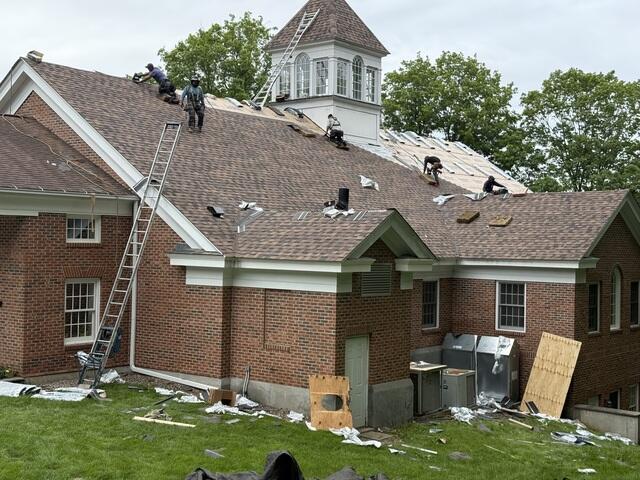 New Shingles Are Installed