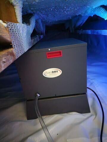 Crawl Space Dehumidifier
