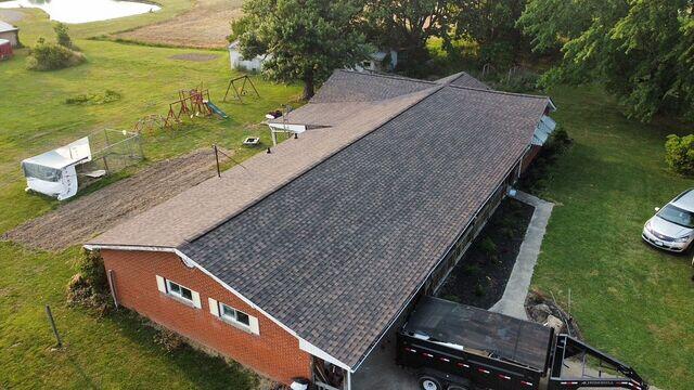 Low Sloped Roof in Amelia, OH