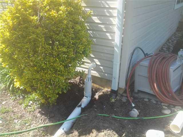 <p>An IceGuard anti-freeze system was installed on the sump pump drainage line. The IceGuard prevents water from freezing and blocking the discharge line.</p>