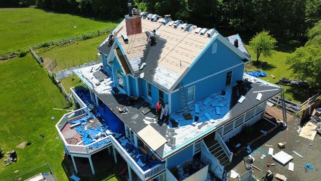 New Shingles Are Installed