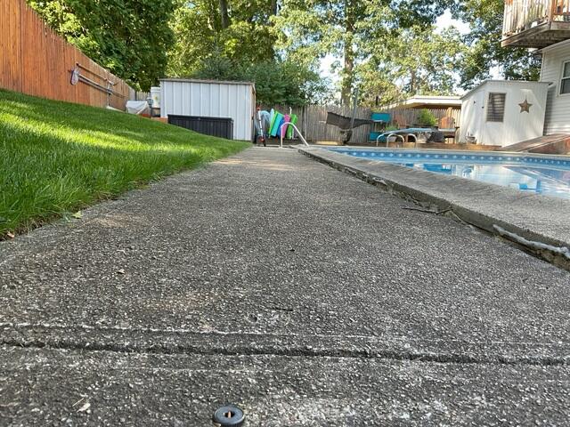Sunken Pool Deck Slabs