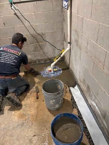 Sump Pump Finishing Touches
