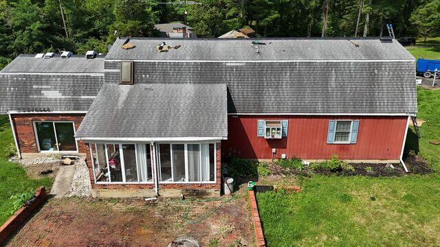 Storm Damaged Roof in Oregonia, OH