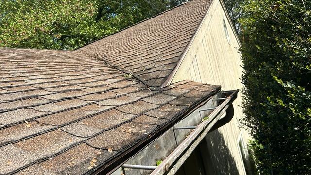 Before: Deteriorating Shingles