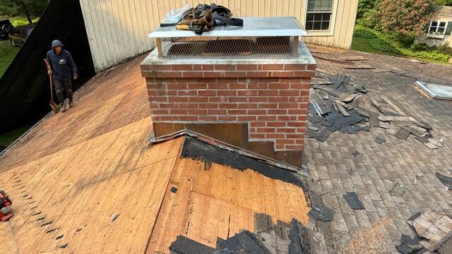 The Sheathing Is Exposed