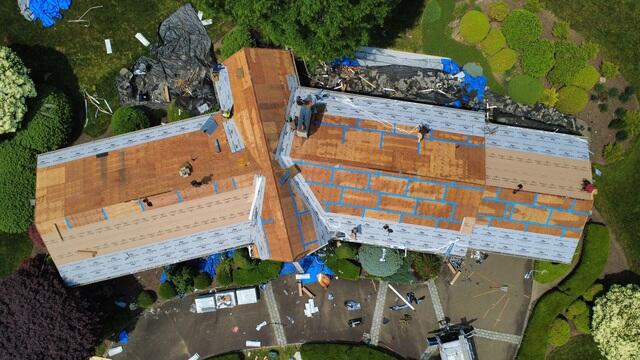 Underlayment Is Installed