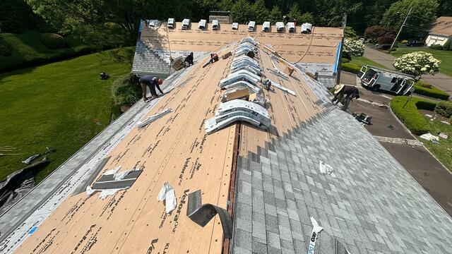 New Shingles Are Installed