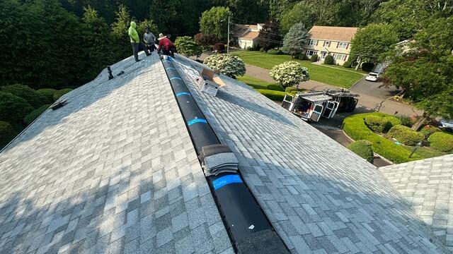 Ridge Vent Is Installed
