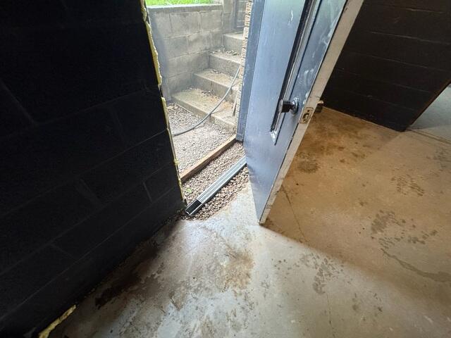 TrenchDrain Installation at the Walkout