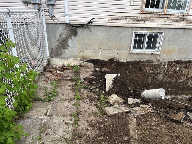 Visible Cracks on the Foundation Walls