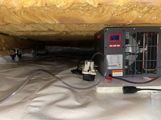 Crawl Space Dehumidification