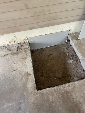 New Crawl Space Door