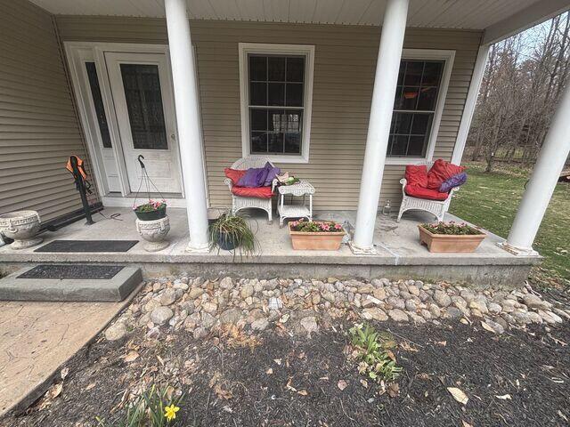 Lifted and Leveled Front Porch