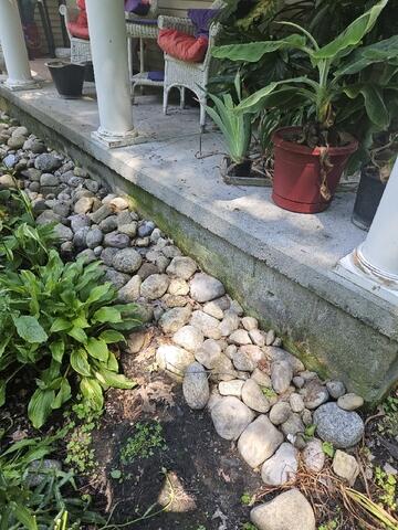 Sinking Concrete Front Porch