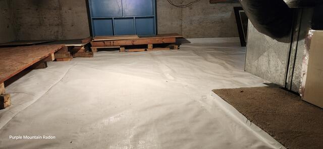 Crawlspace - After encapsulation.