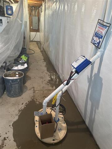 TripleSafe Replaces Old Sump Pump