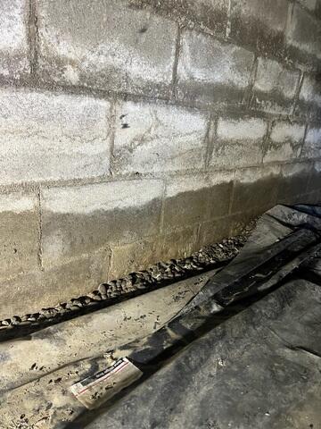 Efflorescence In Crawl Space