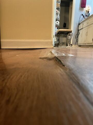 Sagging and Sinking Floor