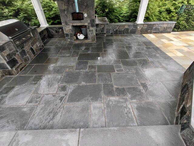 Gazebo after cleaning