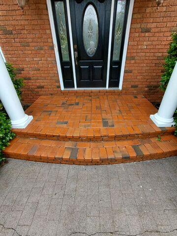 Front Entry after cleaning