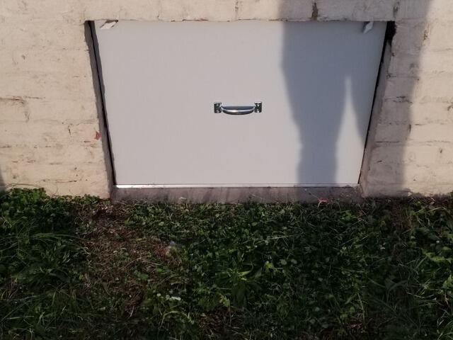 New Crawl Space Door
