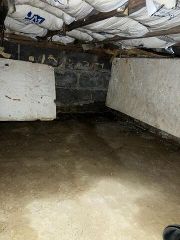 Damp Crawl Space