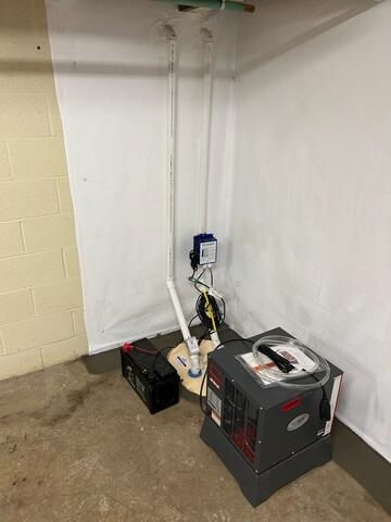 TripleSafe Sump Pump and SaniDry Sedona
