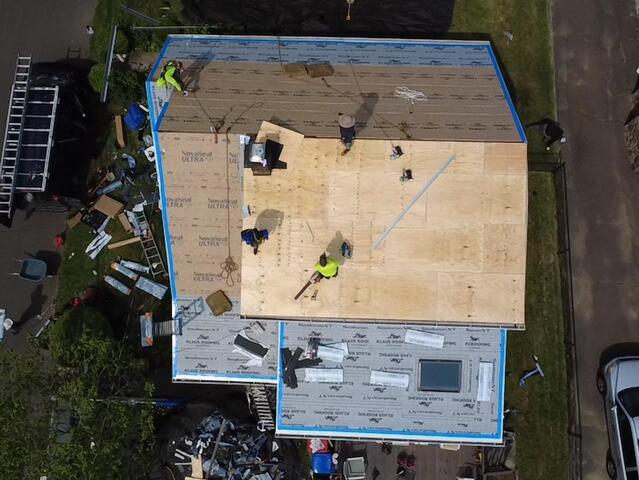 New Plywood for the Low-Sloping Section