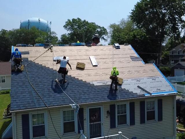 New Shingles Are Installed