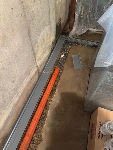 WaterGuard Interior Basement Drainage System