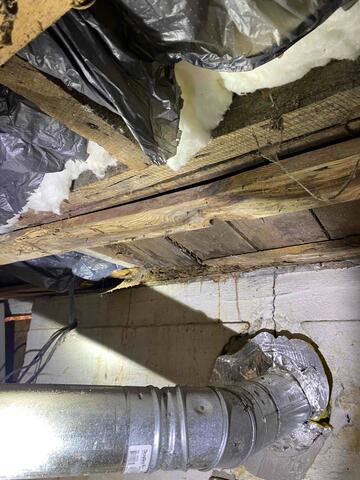 Wood Rot and Water Seepage