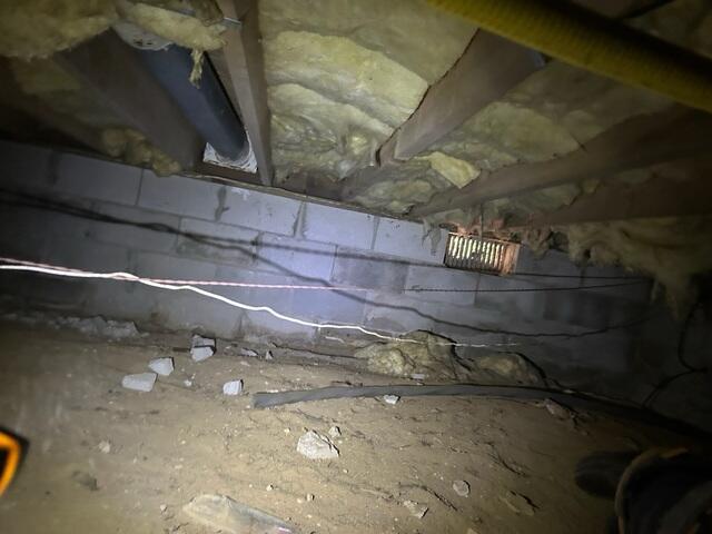 Damp Crawl Space