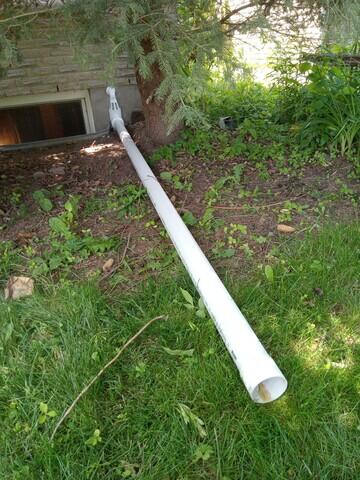 Discharge line.