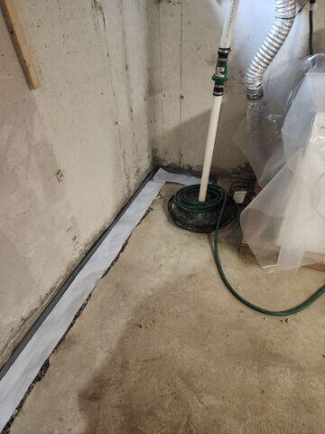 WaterGuard Tied into Existing Sump Pump