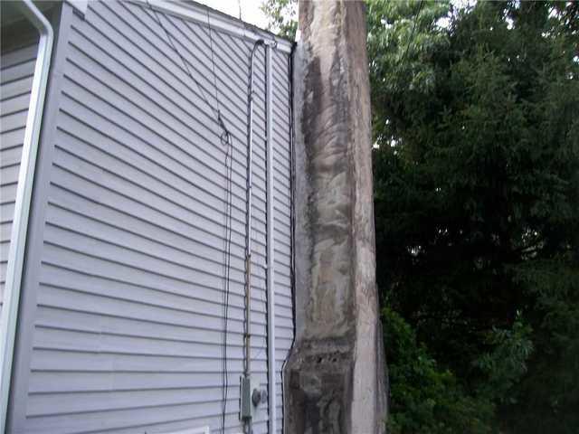 Tilting Chimney in Franklin Park